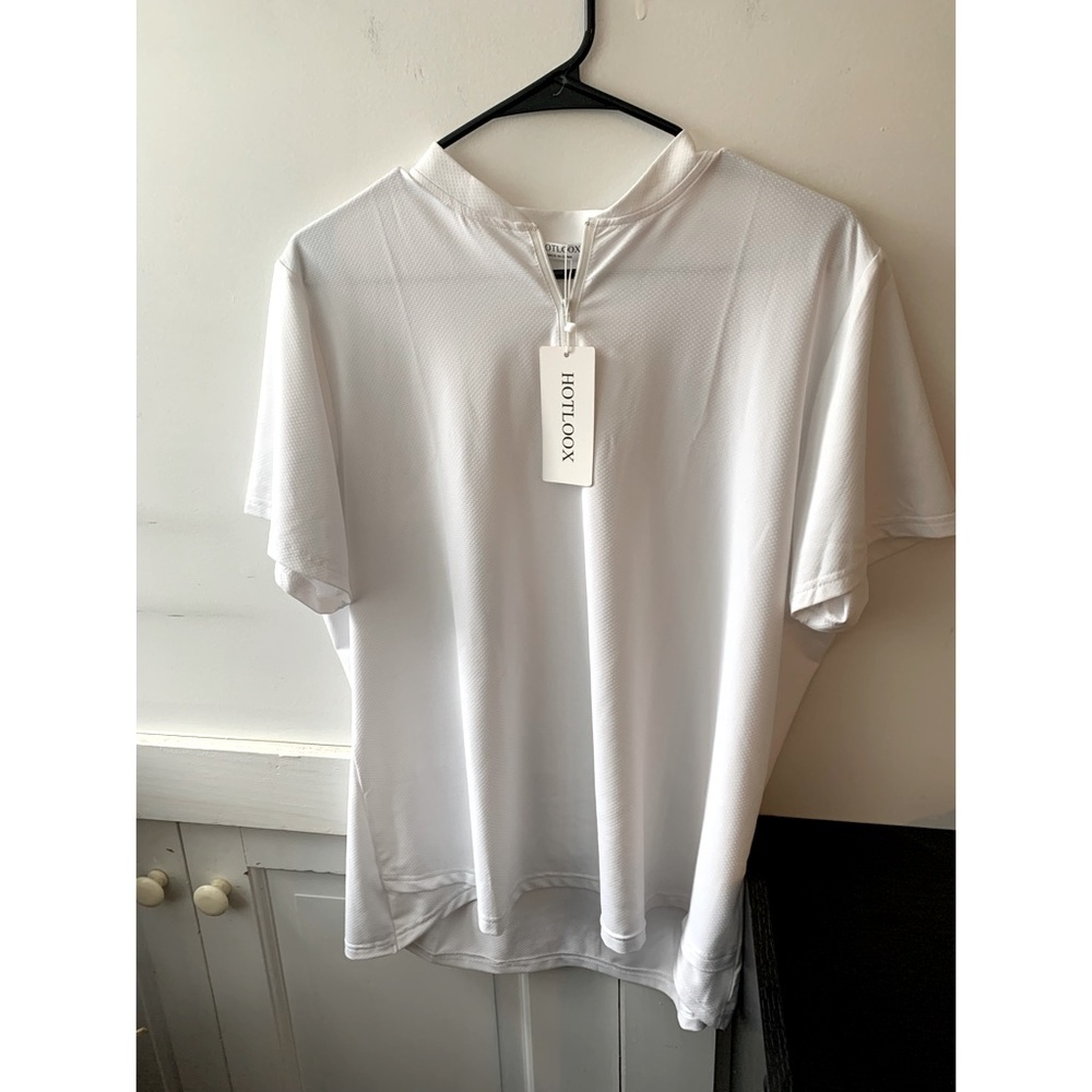 HotLoox Men’s Breathable Sporty White Tee T-Shirt